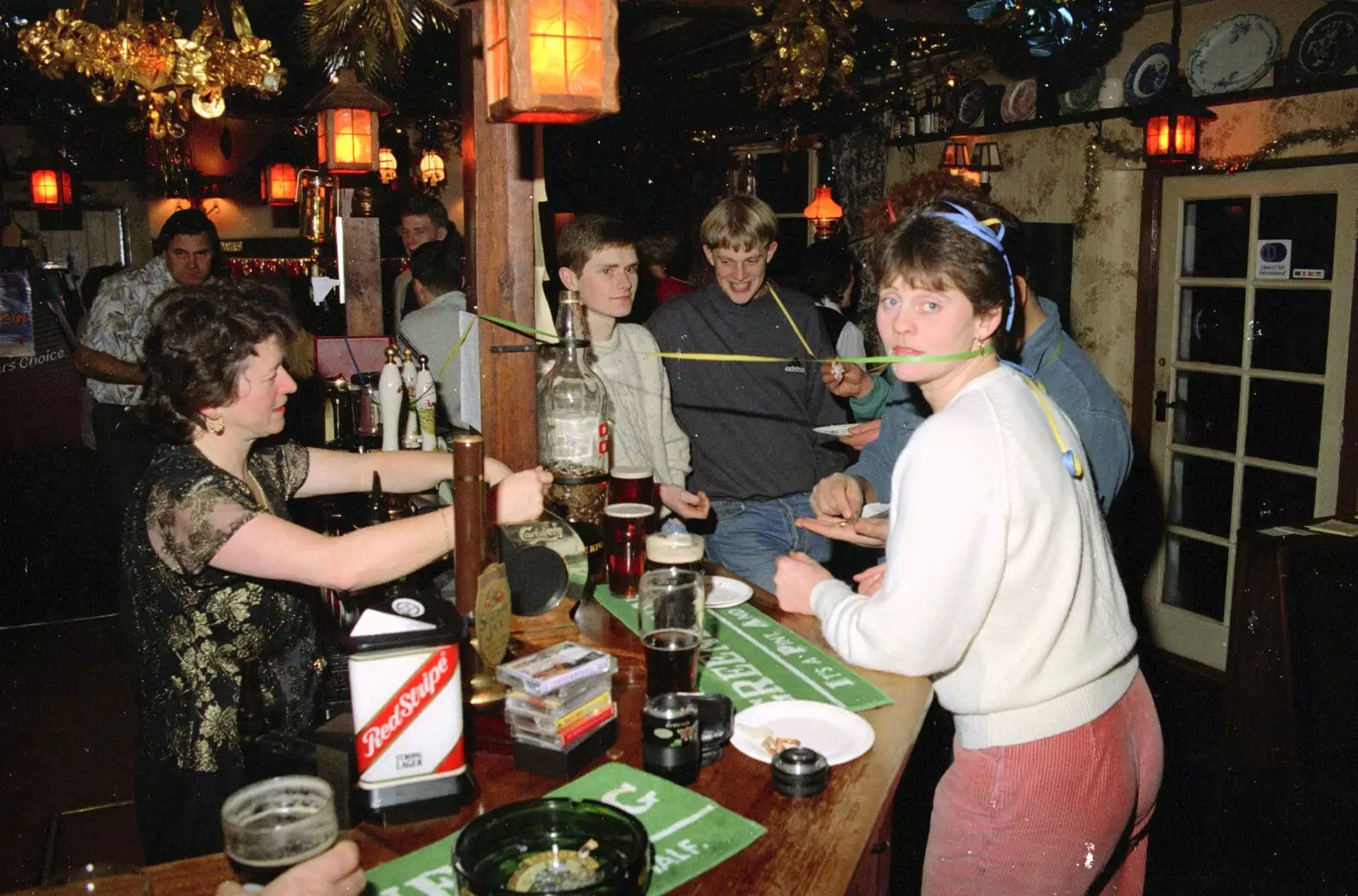 Pippa looks back, from New Year's Eve at the Swan Inn, Brome, Suffolk - 31st December 1994