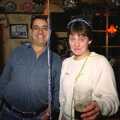Roger and Pippa, New Year's Eve at the Swan Inn, Brome, Suffolk - 31st December 1994