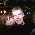 Jackie and Andy, New Year's Eve at the Swan Inn, Brome, Suffolk - 31st December 1994