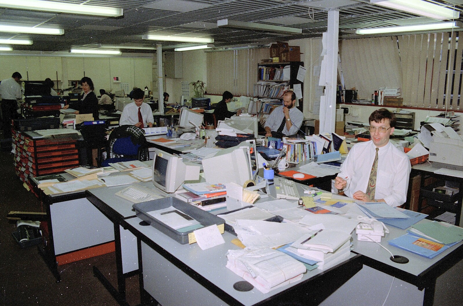 Last Day at Clays and a Night Round Hamish's, Bungay and Walkford - 20th January 1995: Clays' main admin office