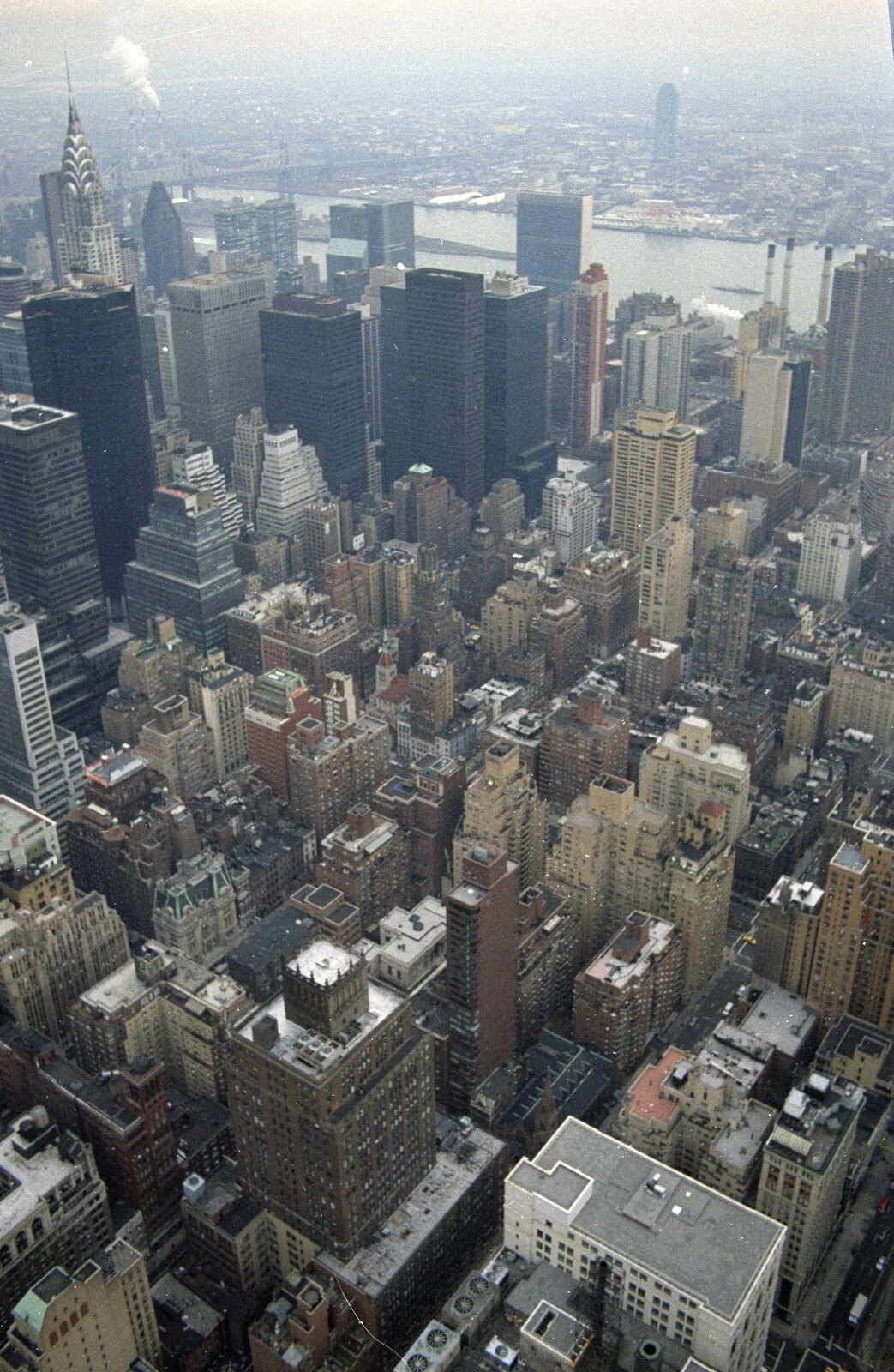A Trip to New York, New York, USA - 11th March 1995: A view of Manhattan and the Chrysler building