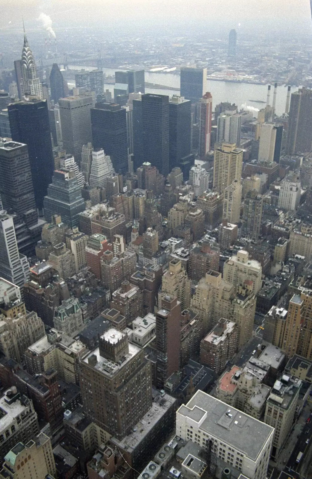 A view of Manhattan and the Chrysler building, from A Trip to New York, New York, USA - 11th March 1995