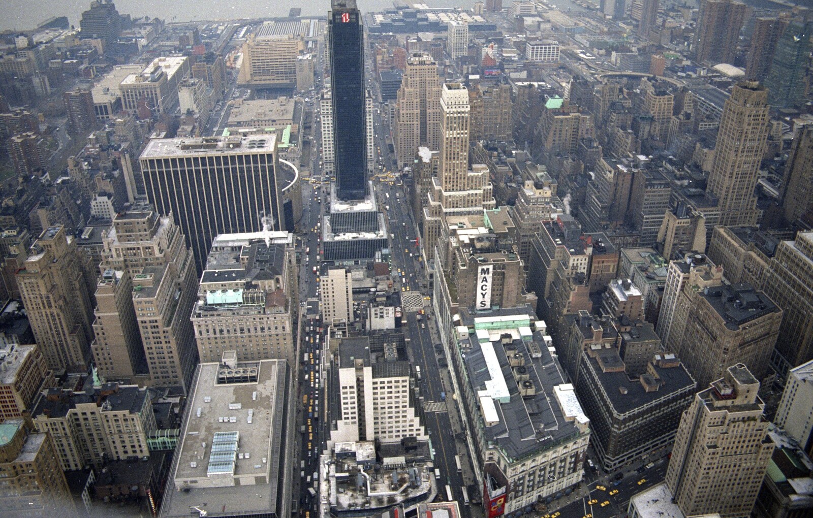 A Trip to New York, New York, USA - 11th March 1995: Looking down on Macy's