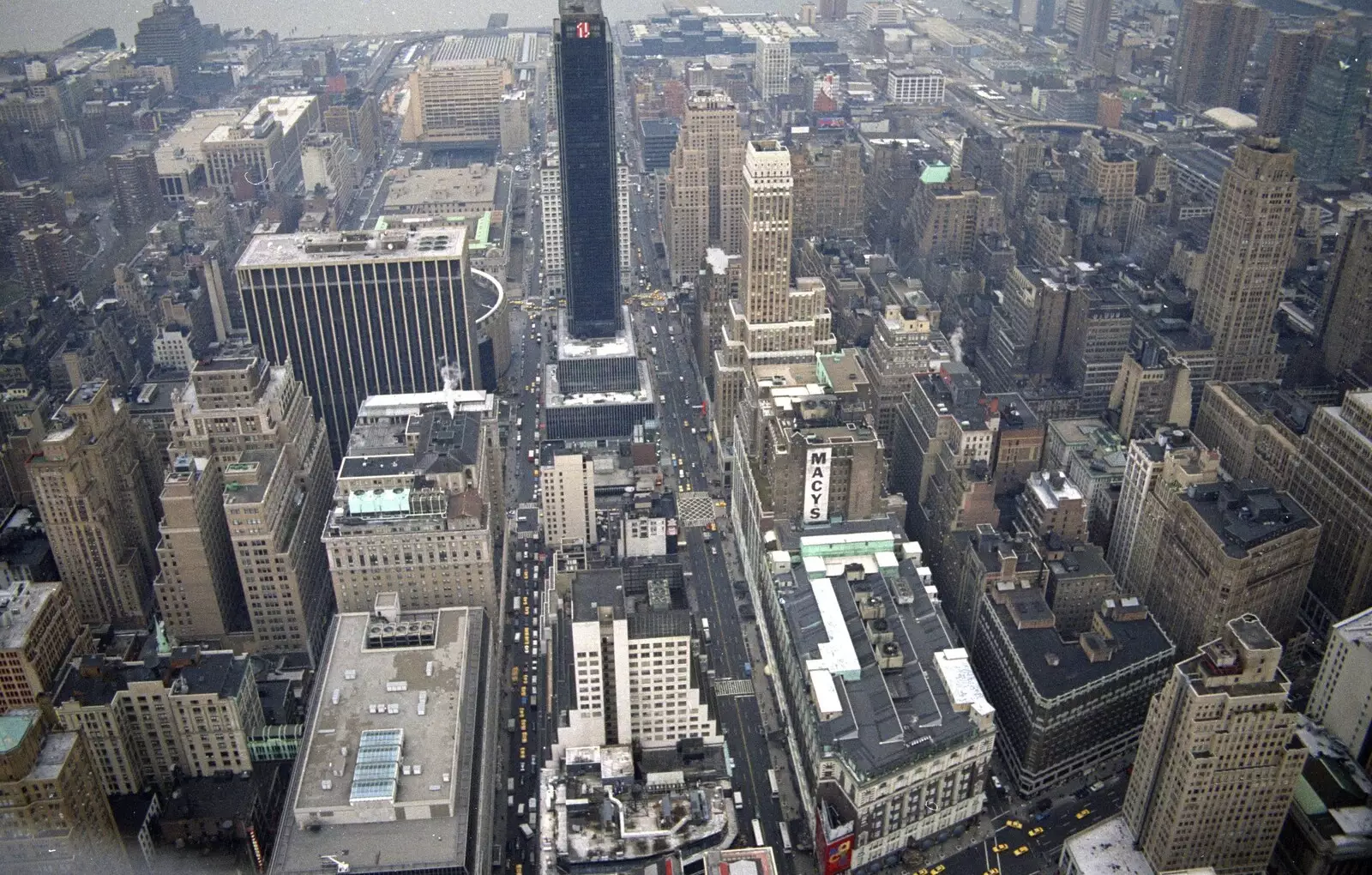 Looking down on Macy's, from A Trip to New York, New York, USA - 11th March 1995