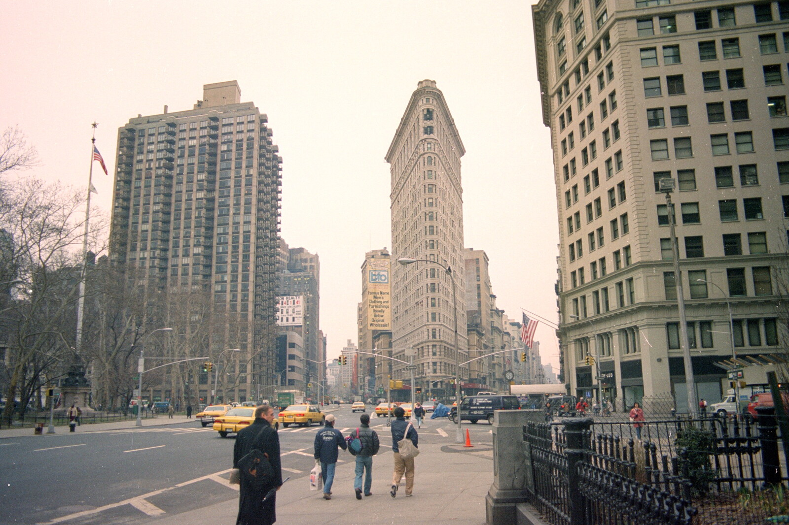 The Flatiron building from A Trip to New York, New York, USA - 11th March 1995