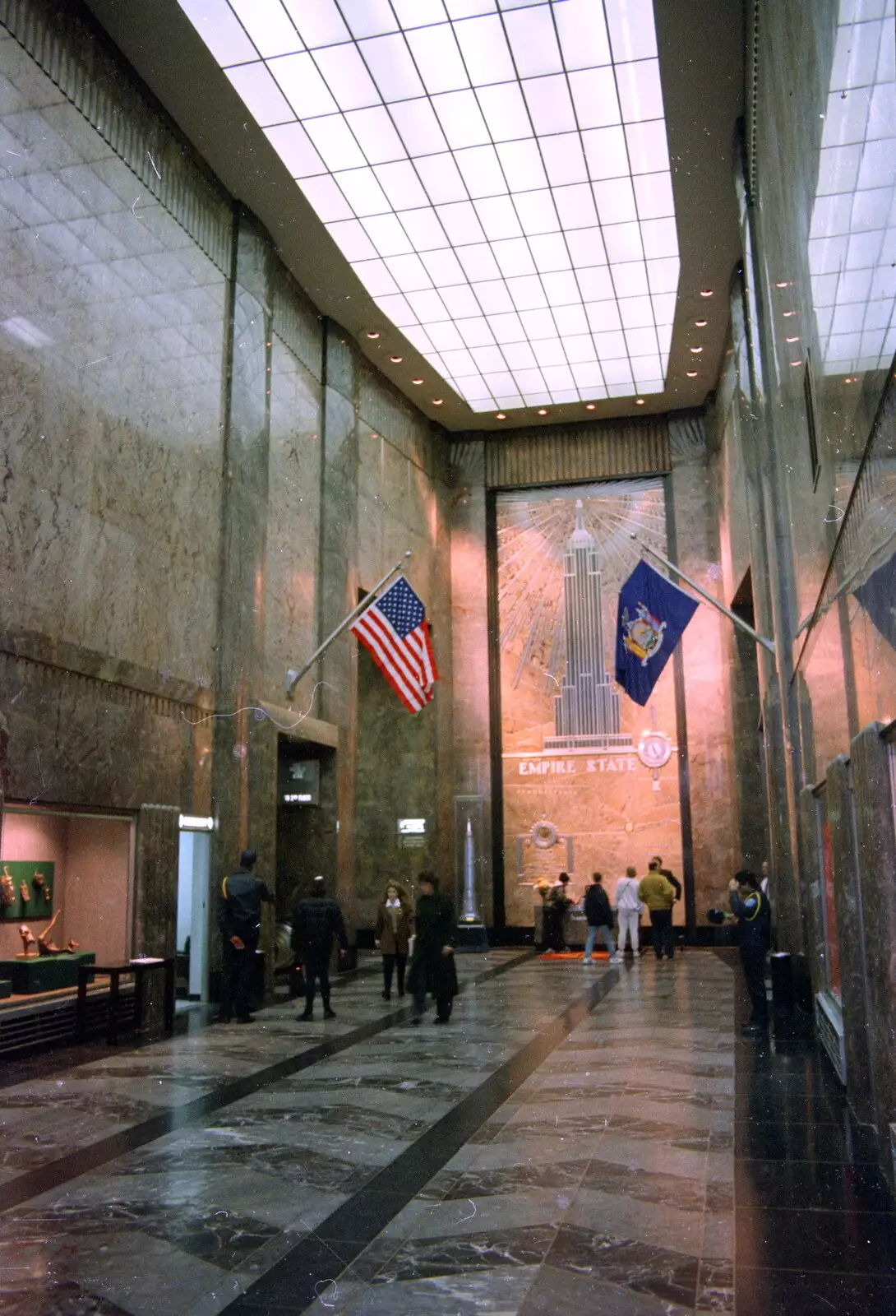 The lobby of the Empire State building, from A Trip to New York, New York, USA - 11th March 1995