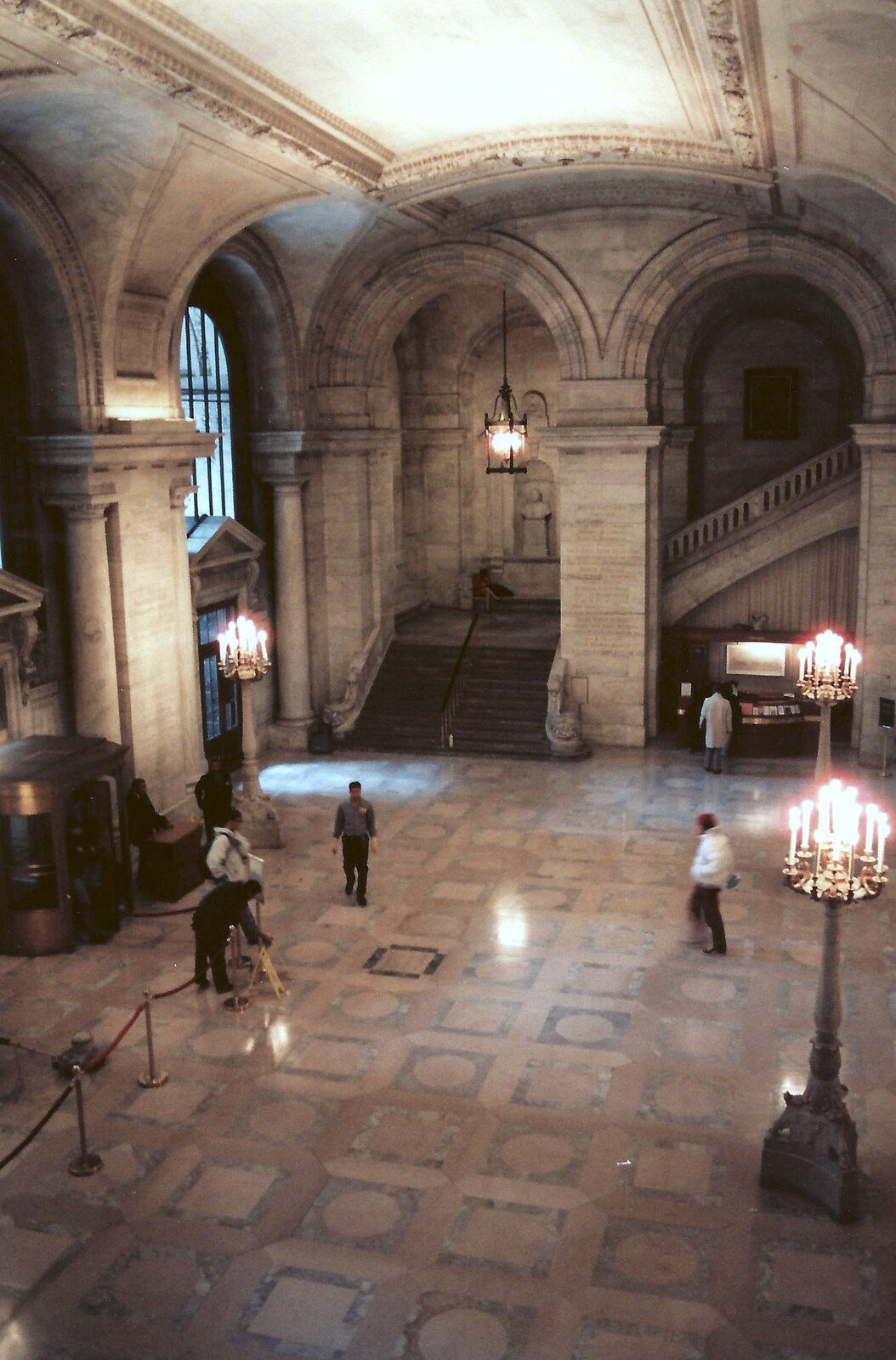 The lobby of the public library from A Trip to New York, New York, USA - 11th March 1995
