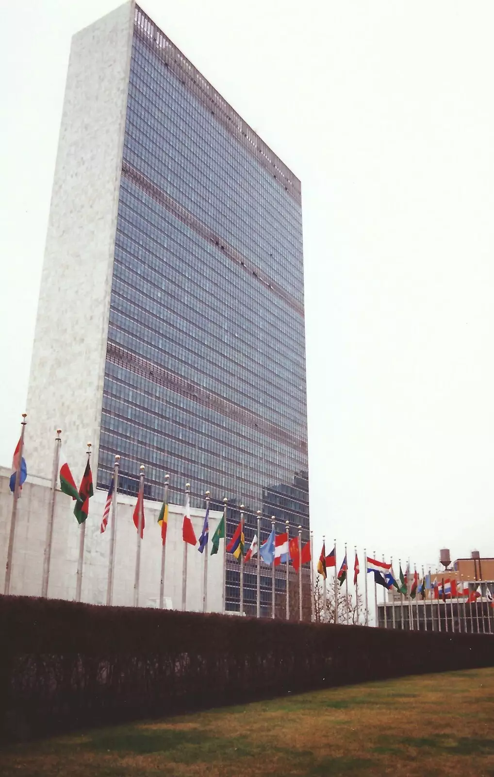 The United Nations building, from A Trip to New York, New York, USA - 11th March 1995