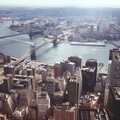 A view over Brooklyn Bridge, A Trip to New York, New York, USA - 11th March 1995