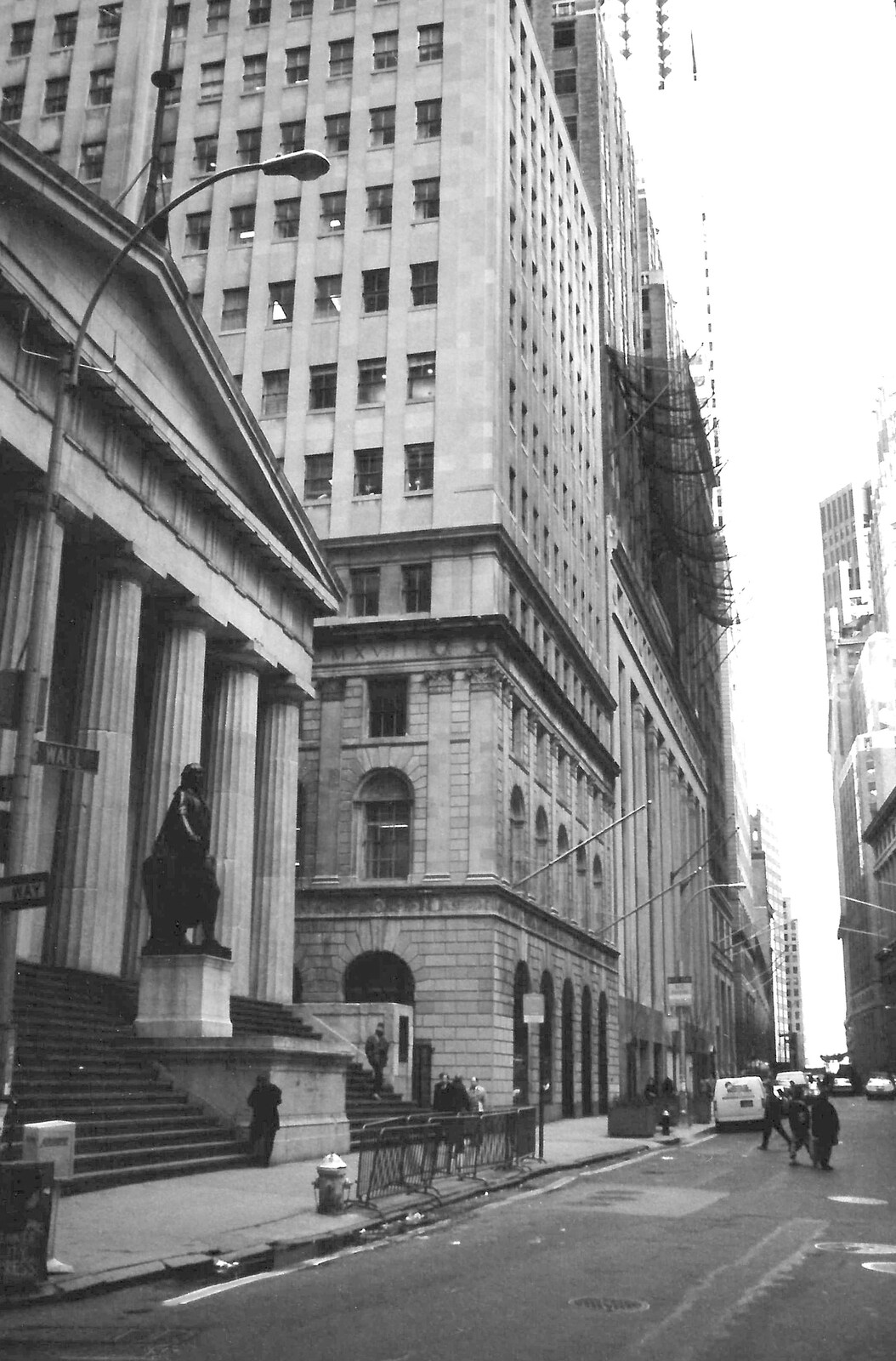 Wall Street from A Trip to New York, New York, USA - 11th March 1995