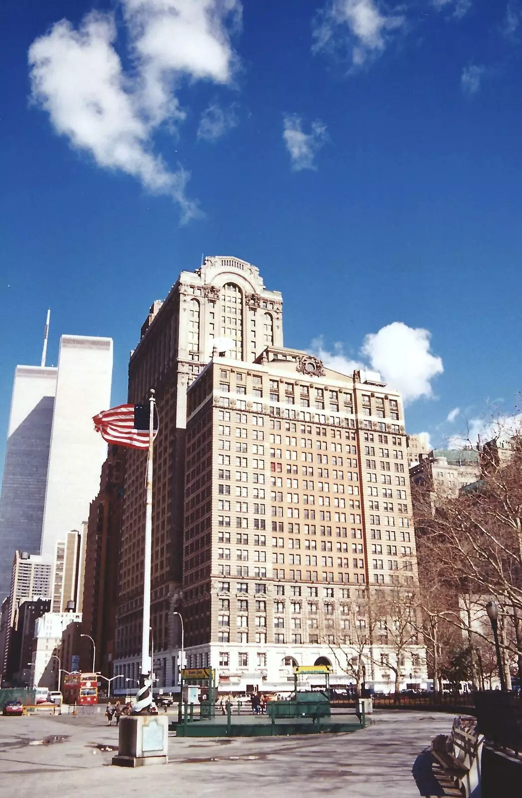 Buildings near Battery Park, from A Trip to New York, New York, USA - 11th March 1995