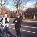 Nosher and Phil in Central Park, A Trip to New York, New York, USA - 11th March 1995