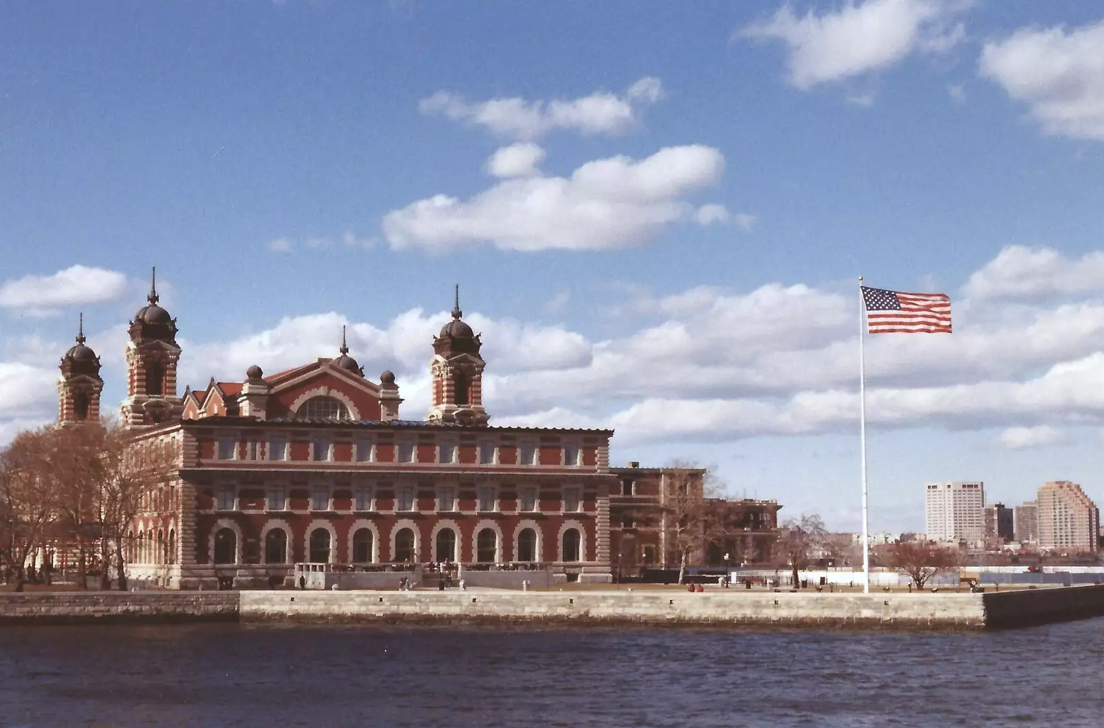 Ellis Island immigration building, from A Trip to New York, New York, USA - 11th March 1995