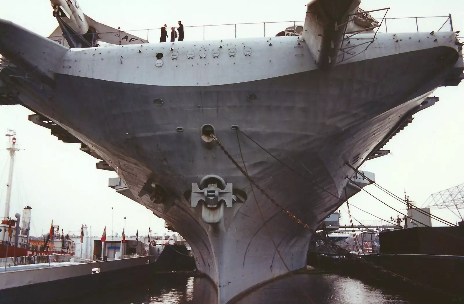 The USS Intrepid, from A Trip to New York, New York, USA - 11th March 1995