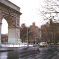 Washington Square and an old cab, A Trip to New York, New York, USA - 11th March 1995