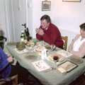 Sue, Geoff and Brenda, Lunch and Dinner at Mad Sue's, Stuston, Suffolk - 30th March 1995