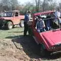 Geoff gets the Daihatsu stuck, Lunch and Dinner at Mad Sue's, Stuston, Suffolk - 30th March 1995