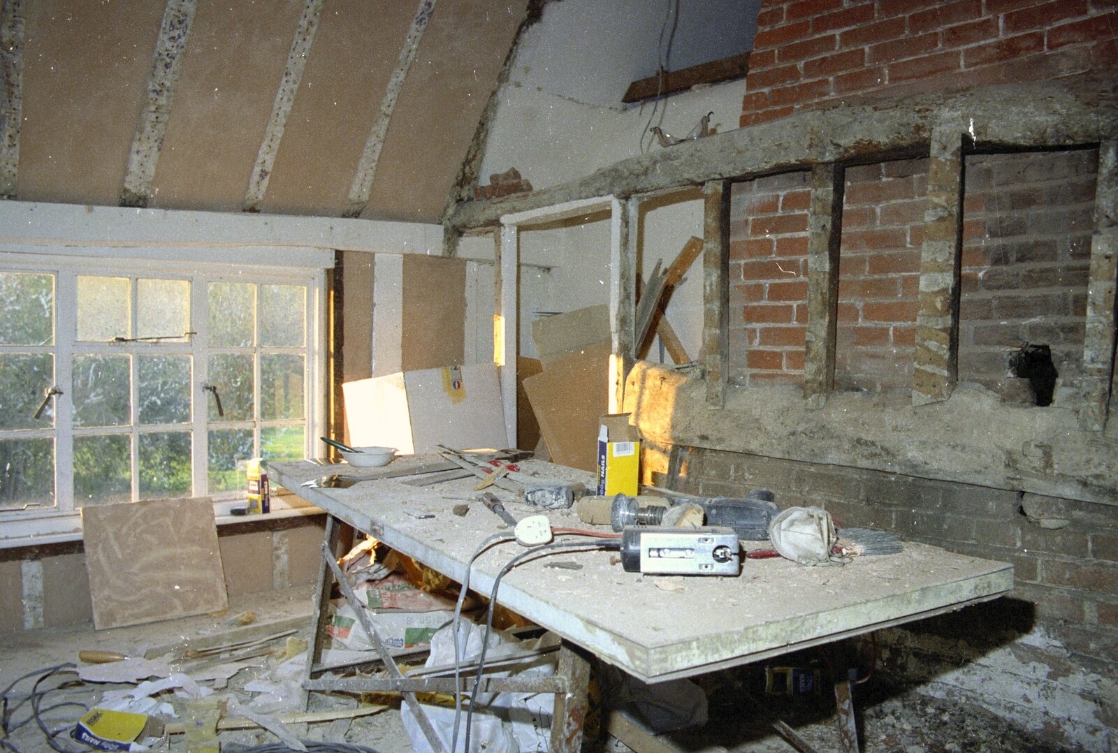 A combination of half finished, half not started building from A Phil and Sean Weekend, and Bedroom Building, Brome, Norwich and Southwold - 18th April 1995