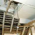 All three ceilings can be seen, Bedroom Demolition, Brome, Suffolk - 15th May 1995