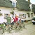 Outside the Bacton Bull, The First-Ever BSCC Sponsored Ride, Suffolk - 2nd June 1995