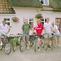 The First-Ever BSCC Sponsored Ride, Suffolk - 2nd June 1995, Nosher and the boys Outside the Bacton Bull