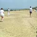 Walking along the beach, Grandmother, Neil and Caroline Visit, Brome and Orford, Suffolk - 24th July 1995