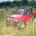 David straps in, Off-roading with Geoff and Brenda, Stuston and Elsewhere, Suffolk - 15th September 1995