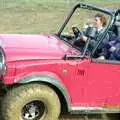 Brenda takes a passenger around in a trial, Off-roading with Geoff and Brenda, Stuston and Elsewhere, Suffolk - 15th September 1995