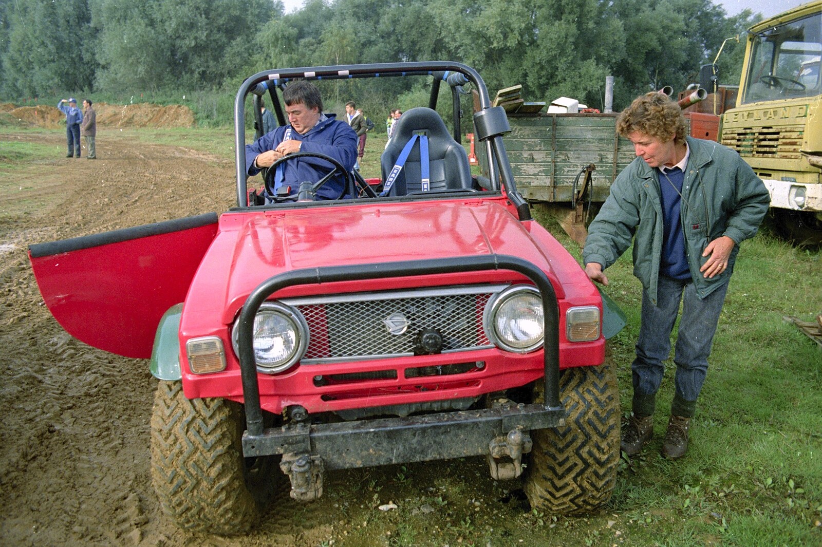 Brenda has a poke around from Off-roading with Geoff and Brenda, Stuston and Elsewhere, Suffolk - 15th September 1995
