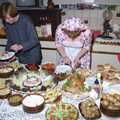 Geoff's Birthday, Stuston, Suffolk - 18th December 1995, Elteb Griffin gets stuck in