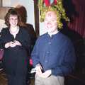 Comedy tinsel headgear, Geoff's Birthday, Stuston, Suffolk - 18th December 1995