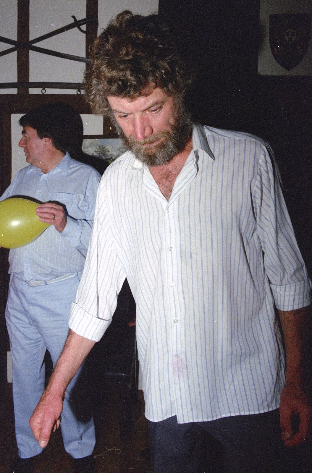 Mike Ogilsby roams around from Geoff's Birthday, Stuston, Suffolk - 18th December 1995