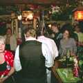 New Year crowds in the Swan, New Year's Eve in the Swan Inn, Brome, Suffolk - 31st December 1995