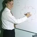 Campbell draws the Internet as 'fluff', The CISU Internet Team, Bedroom Building and Ferries, Suffolk - 16th February 1996