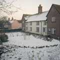 Nosher's pad in the snow, The CISU Internet Team, Bedroom Building and Ferries, Suffolk - 16th February 1996