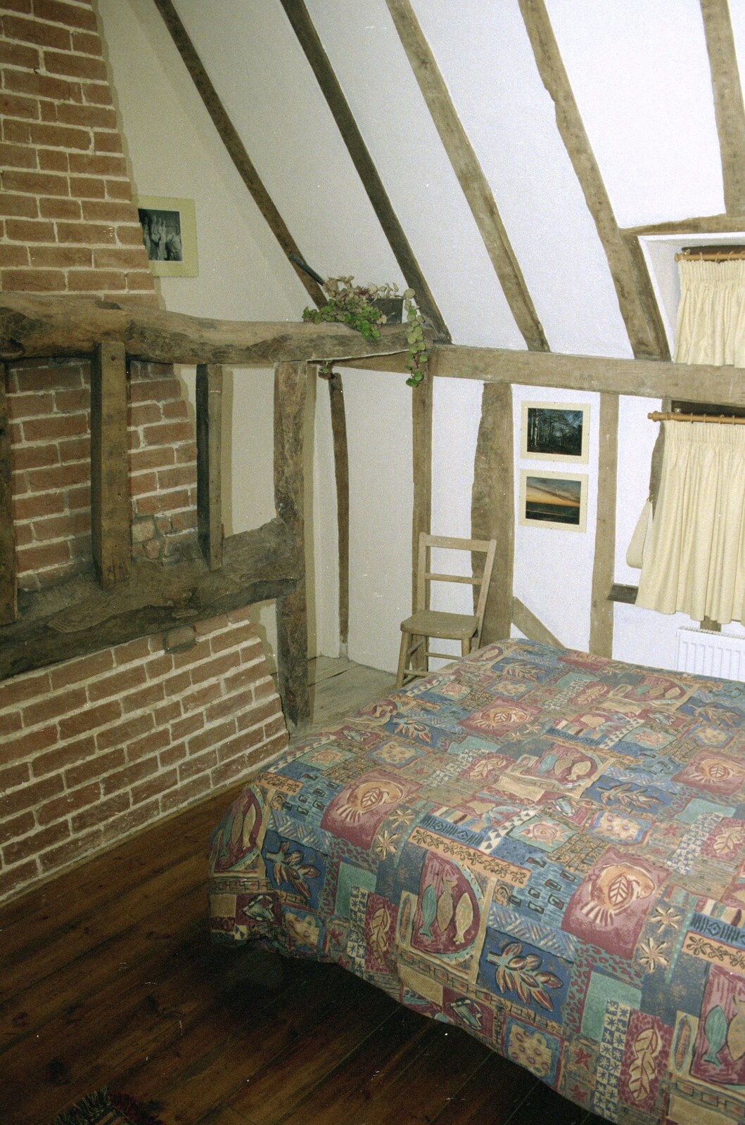 A view of the newly-finished bedroom from The CISU Internet Team, Bedroom Building and Ferries, Suffolk - 16th February 1996