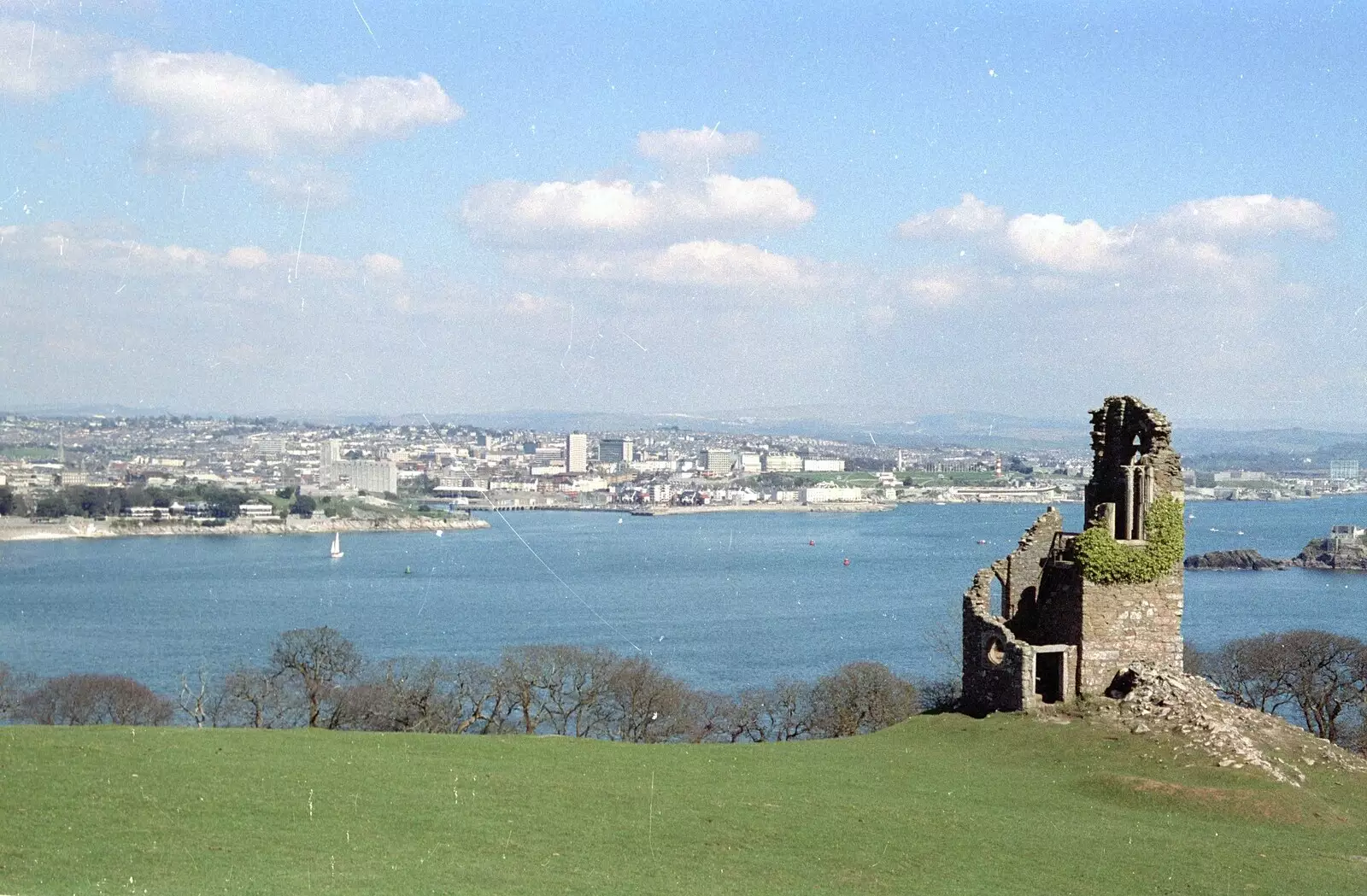 A folly on Mount Edgecumbe, from Uni: A CISU Trip To Plymouth, Devon - 16th March 1996