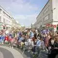 Crowds on Armada Way, Uni: A CISU Trip To Plymouth, Devon - 16th March 1996