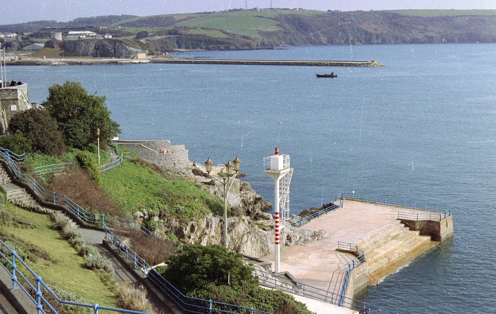 Looking towards Mount Batten from Uni: A CISU Trip To Plymouth, Devon - 16th March 1996
