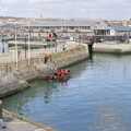 Sutton Harbour with the new Marine Centre, Uni: A CISU Trip To Plymouth, Devon - 16th March 1996
