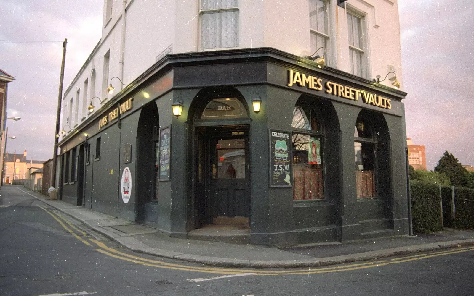 The James Street Vaults, from Uni: A CISU Trip To Plymouth, Devon - 16th March 1996