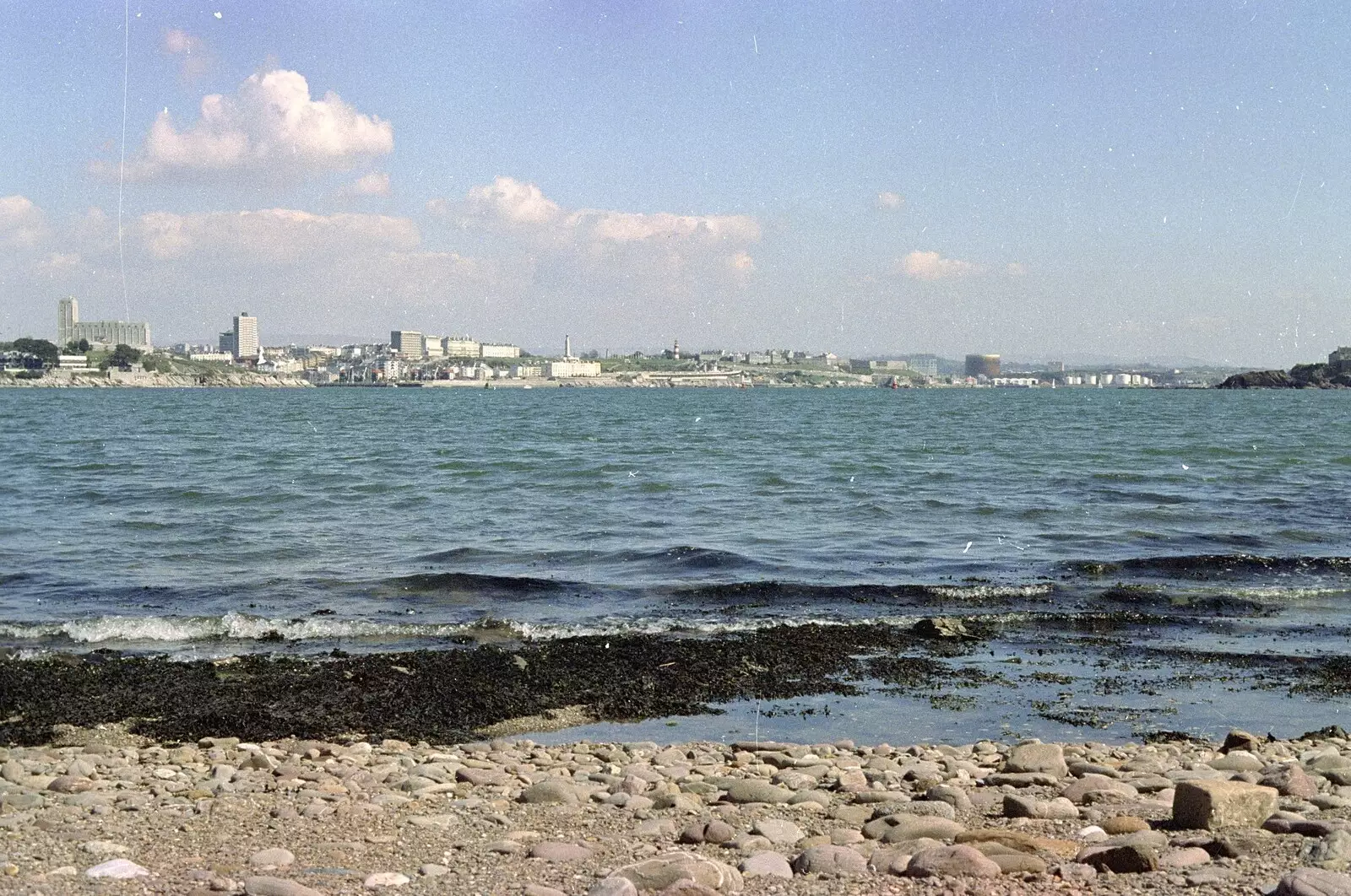 Plymouth from over the river in Cremyll, from Uni: A CISU Trip To Plymouth, Devon - 16th March 1996