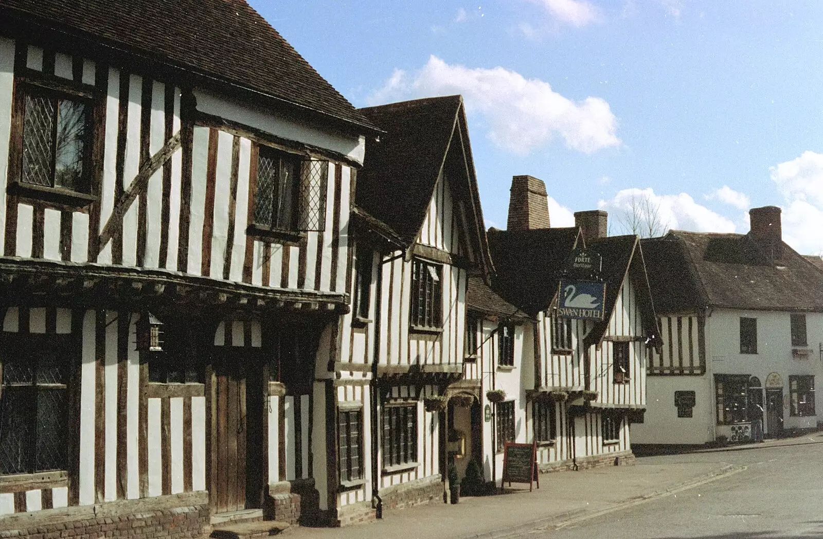 The Swan Hotel, Lavenham, from Mother and Mike Visit, Lavenham, Suffolk - 14th April 1996