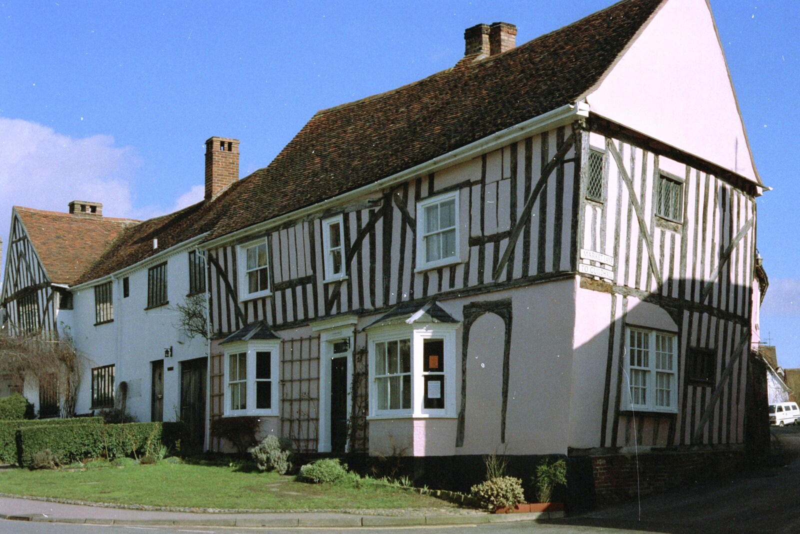 Another wonky house from Mother and Mike Visit, Lavenham, Suffolk - 14th April 1996