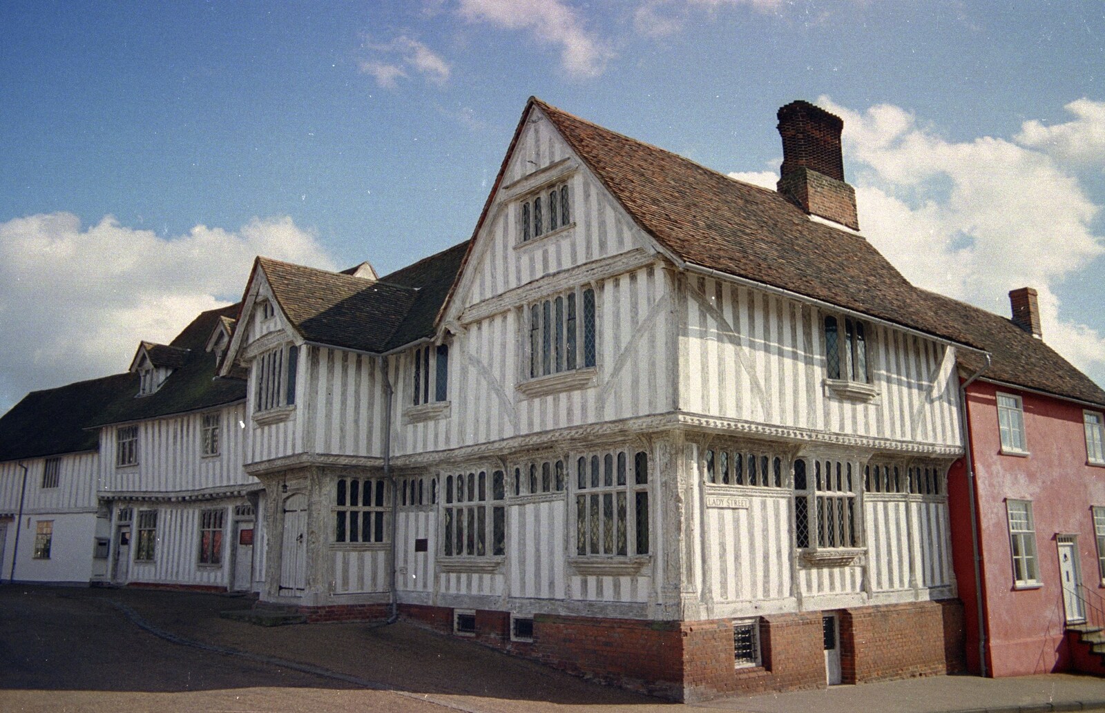 The Lavenham Guildhall from Mother and Mike Visit, Lavenham, Suffolk - 14th April 1996