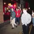 Orhan, Tim and Paul Robinson, with Russell bringing up the rear, CISU, Los Mexicanos and the Inflatable Woman, Ipswich, Suffolk - 25th April 1996