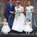 One of the bridesmaids has had enough, Riki's Wedding, Treboeth, Swansea - 7th May 1996