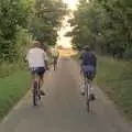 Bill, Al and Apple on the road, A BSCC Ride to the Six Bells, Gislingham, Suffolk - 21st May 1996