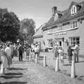 The Swan in the summer sun, The Norwich Union Mail Coach Run, The Swan Inn, Brome - 15th June 1996