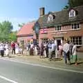 More milling throngs, The Norwich Union Mail Coach Run, The Swan Inn, Brome - 15th June 1996